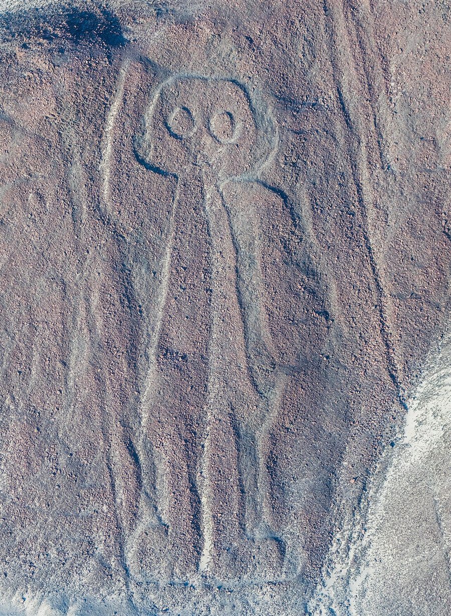 Geoglifo de Nazca conhecido como Astronauta