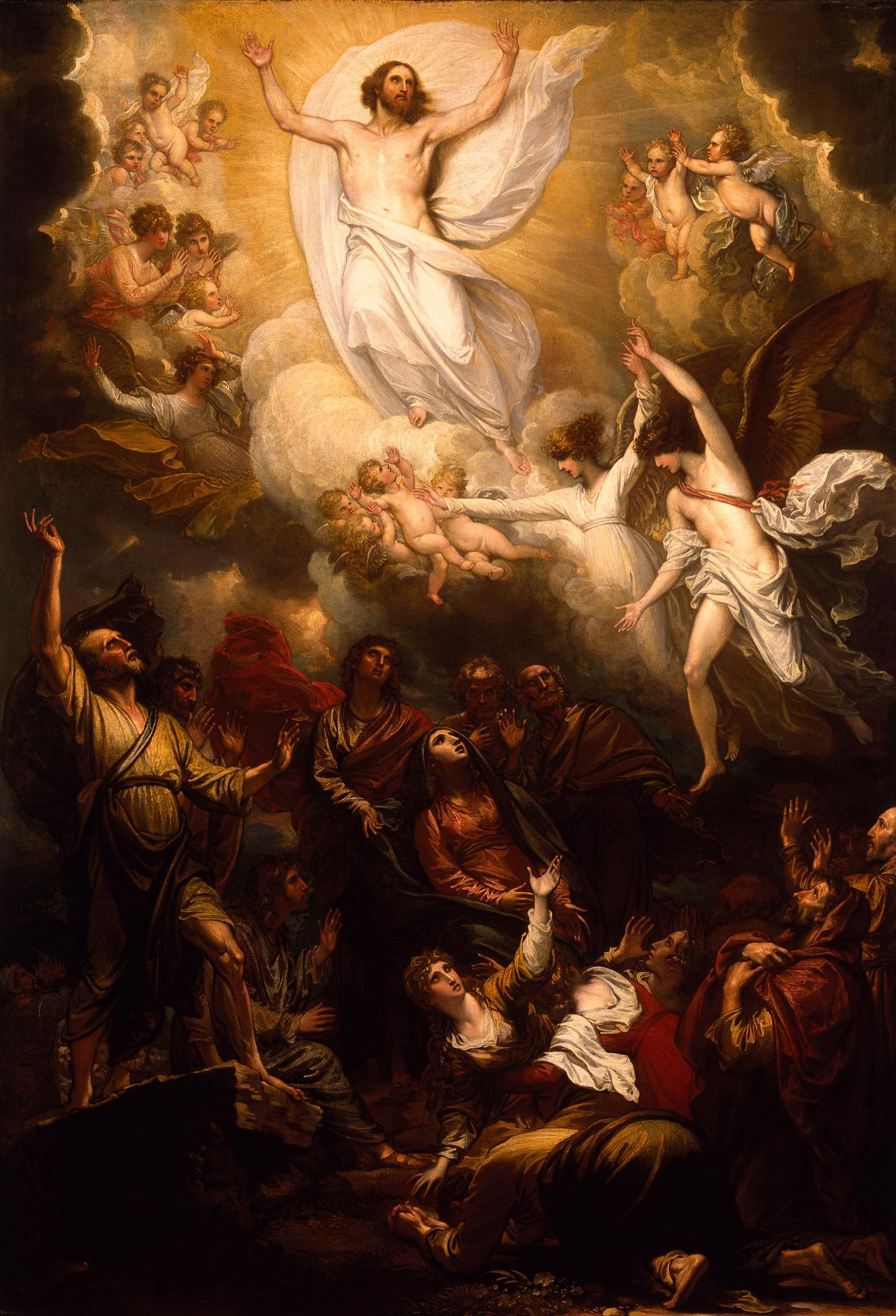 Pintura The Ascension de Benjamin West