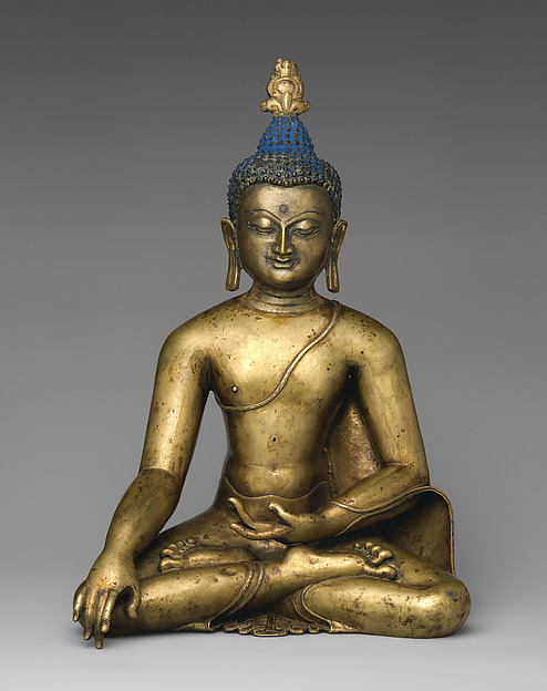 Escultura de Buddha Shakyamuni do Tibete central