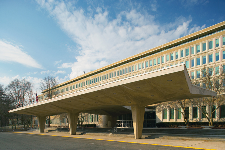 Prédio original da sede da CIA em Langley