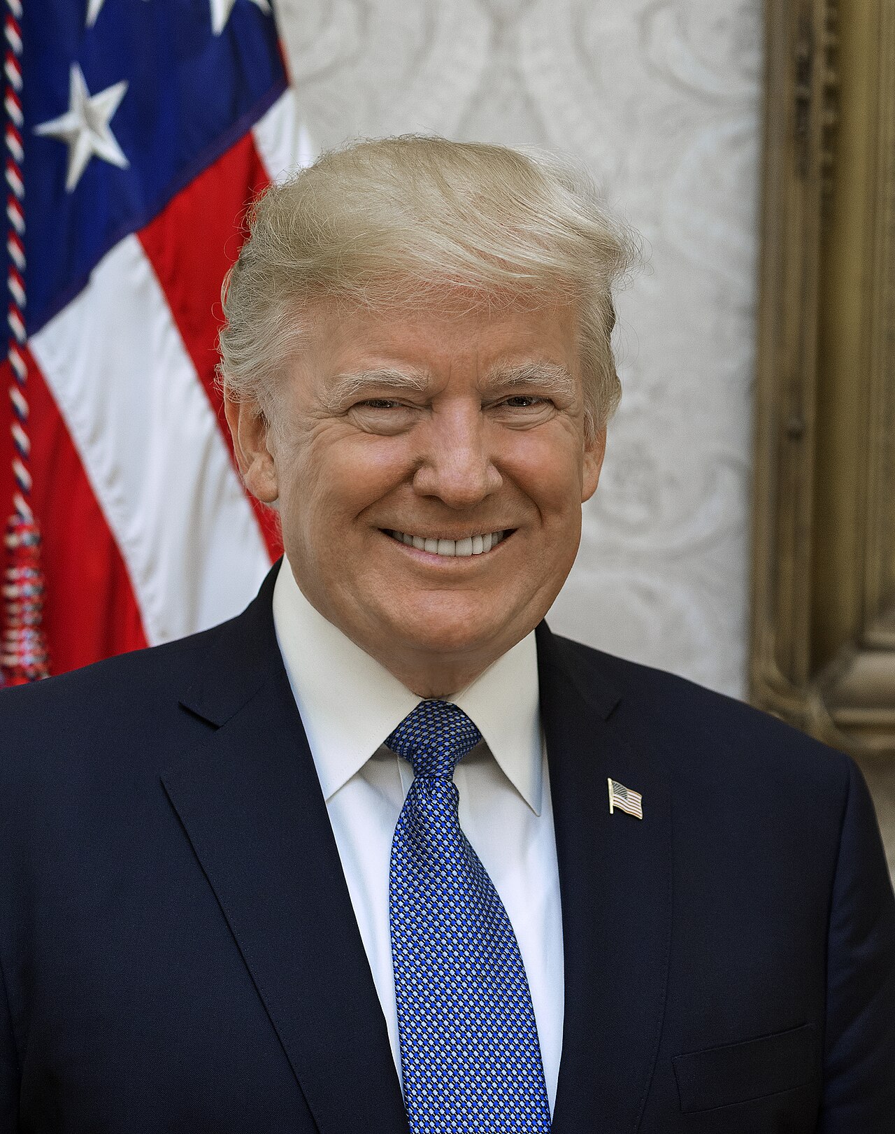 Retrato oficial de Donald Trump