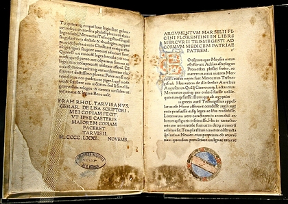 Early edition of the Corpus Hermeticum