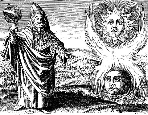 Historical representation of Hermes Trismegistus
