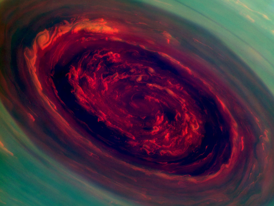 Vórtice polar de Saturno