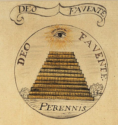 Eye of Providence in a Great Seal drawing