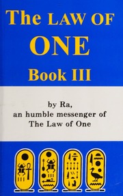 Digitized cover of The Law of One on the Internet Archive