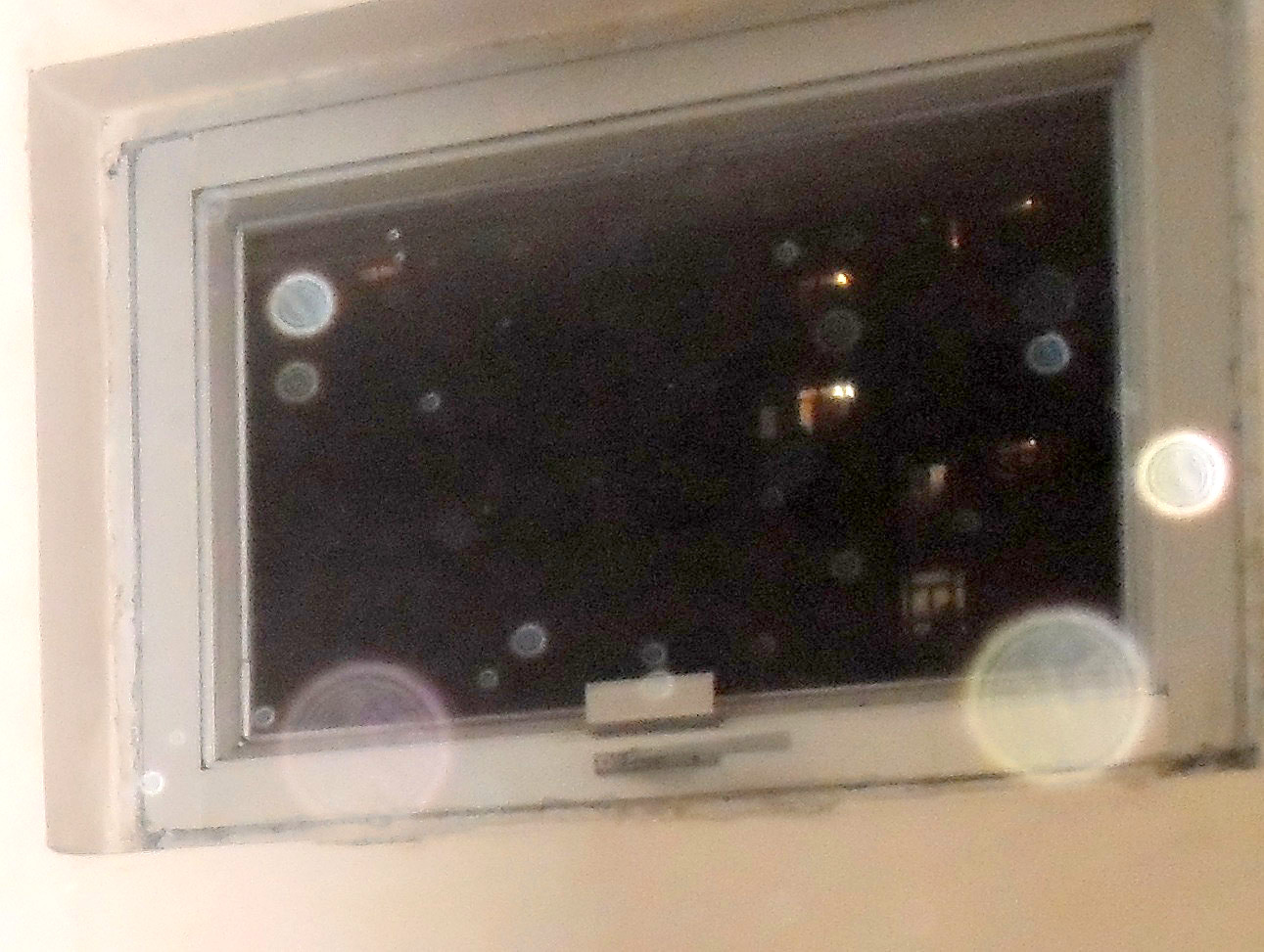Real photo of dust orbs in photography