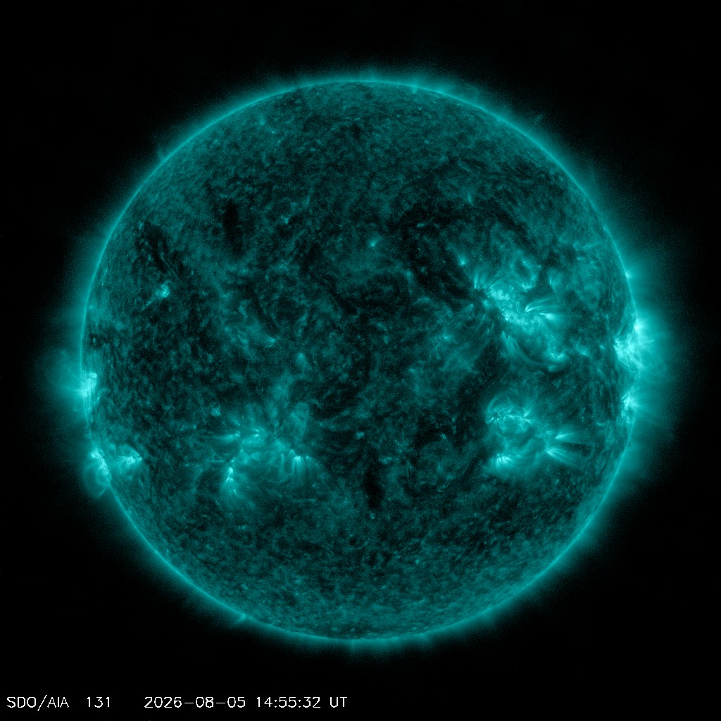 Imagem do Sol em atividade