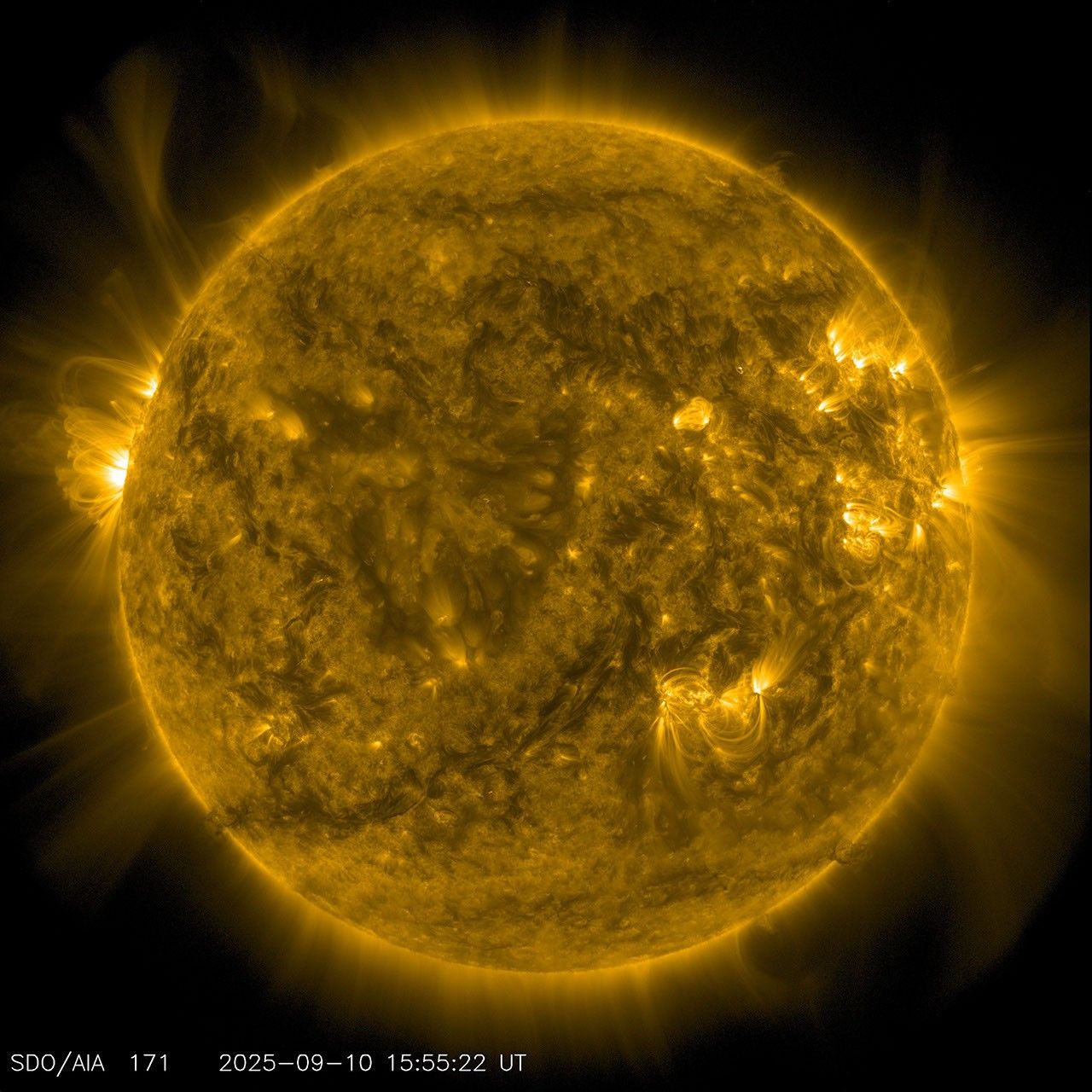 Imagem NASA/SDO do Sol