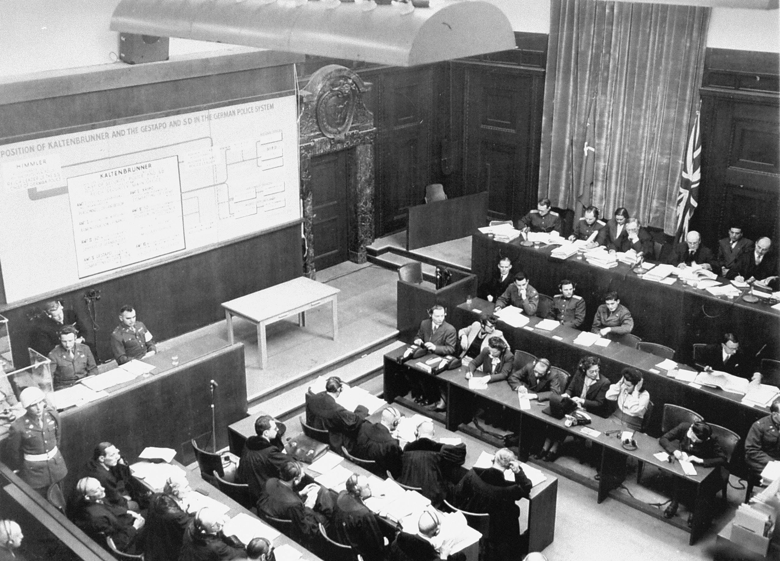 Nuremberg courtroom