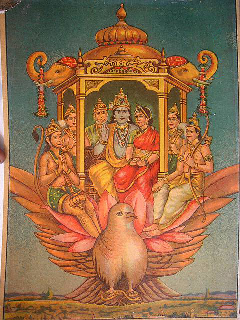 Representation of the Pushpaka Vimana