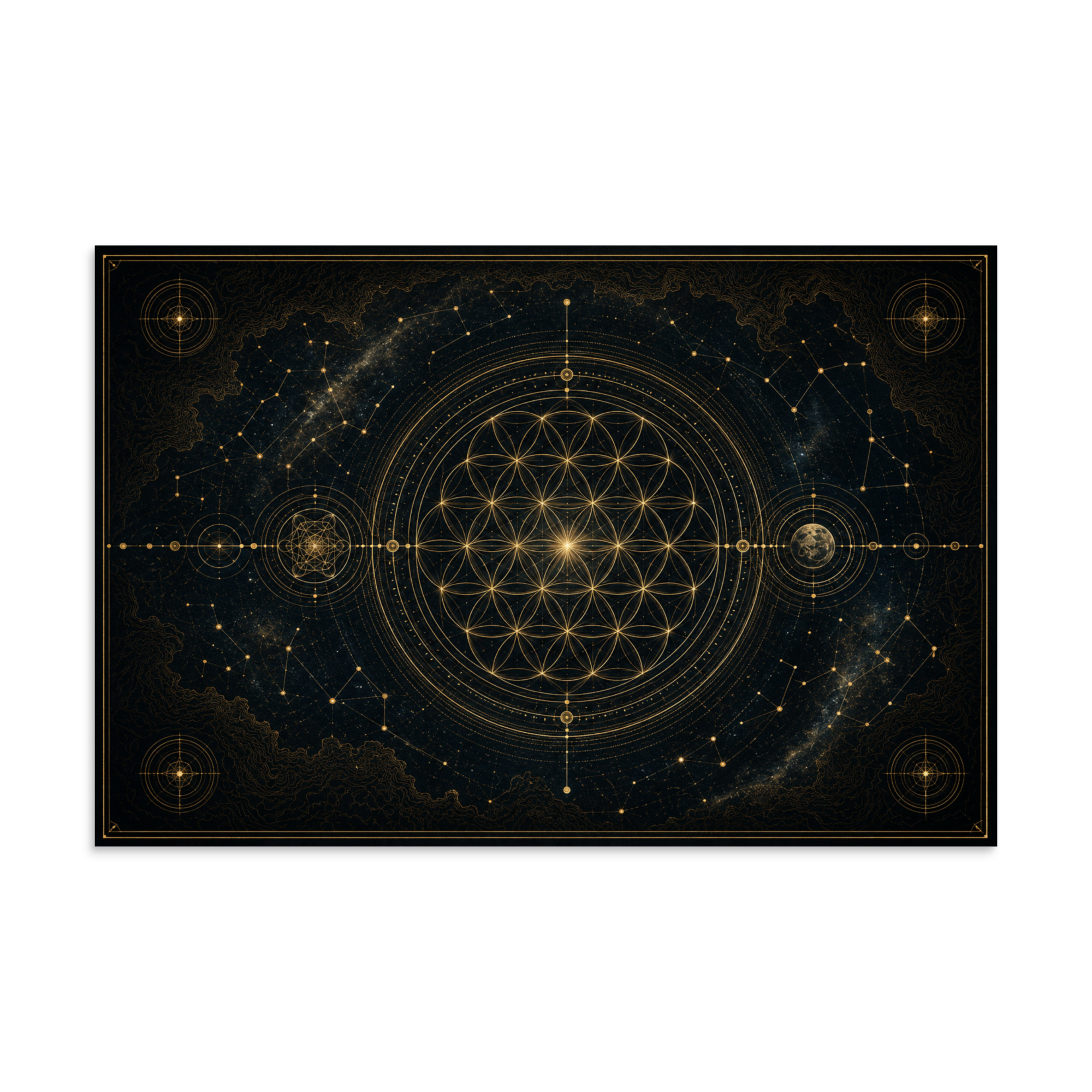 Poster Sacred Geometry Map - Imagem 3