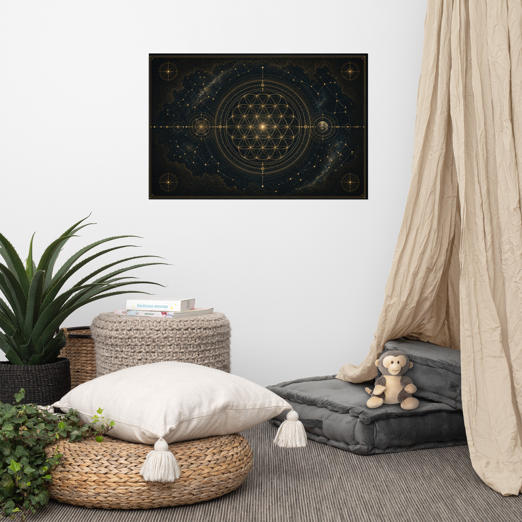 Poster Sacred Geometry Map - Imagem 8